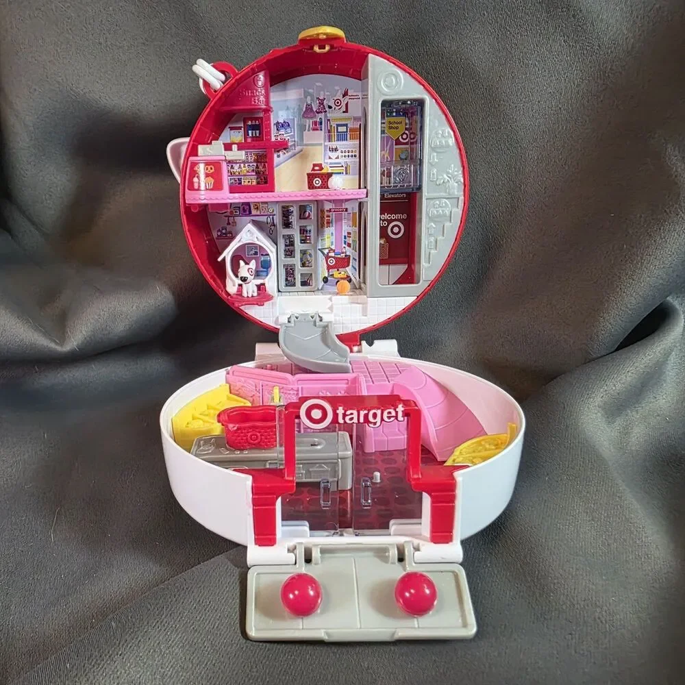 Polly Pocket Target Bullseye Adventure Compact Playset Incomplete 2024 Exclusive